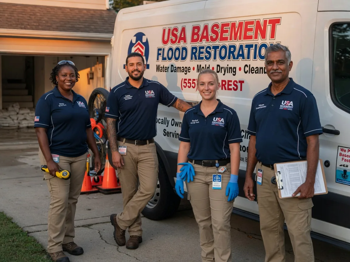 Basement Flood Cleanup company in Tripoli, WI